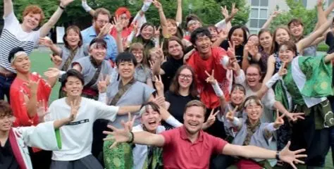 study abroad students in Japan