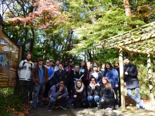 KCP students on a weekend trip in Japan