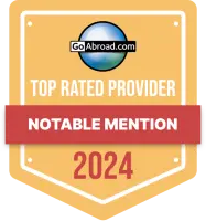 Notable Mention - GoAbroad Top Rated Volunteer Abroad Providers 2024 Notable Mention - GoAbroad Top Rated Volunteer Abroad Providers 2024