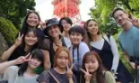 With Japanese Friends